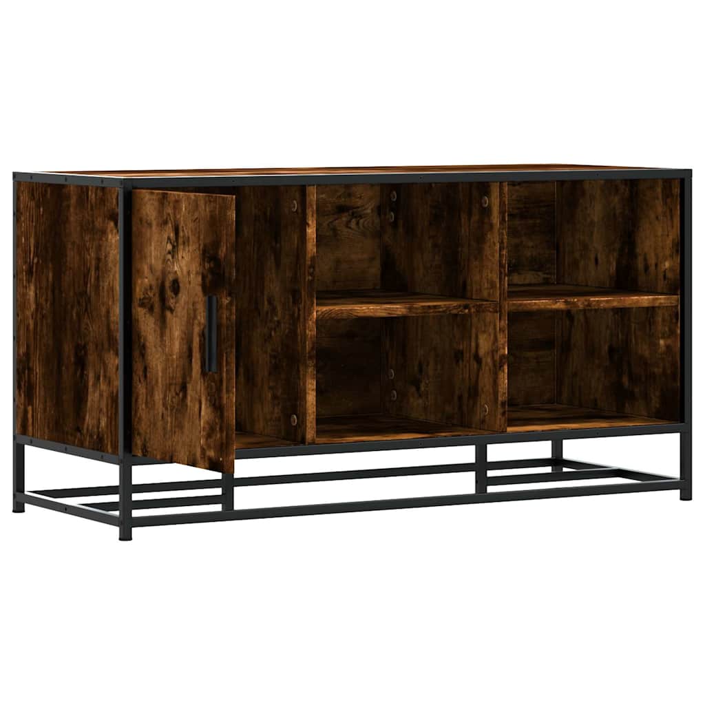 Schoenenbank 100X40X53,5Cm Bewerkt Hout En Metaal