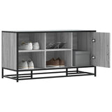 Schoenenbank 100X40X53,5Cm Bewerkt Hout En Metaal