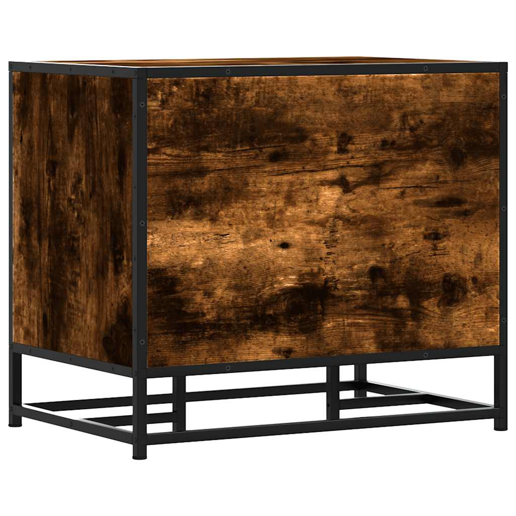 Schoenenbank 60X40X53,5 Cm Bewerkt Hout En Metaal