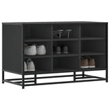 Schoenenbank 84X40X53,5 Cm Bewerkt Hout En Metaal