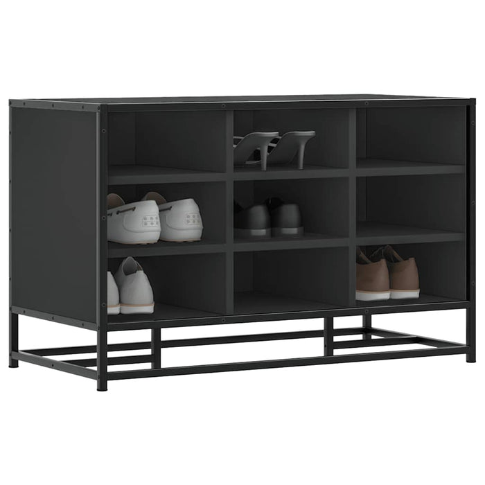 Schoenenbank 84X40X53,5 Cm Bewerkt Hout En Metaal
