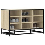 Schoenenbank 84X40X53,5 Cm Bewerkt Hout En Metaal