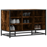 Schoenenbank 84X40X53,5 Cm Bewerkt Hout En Metaal