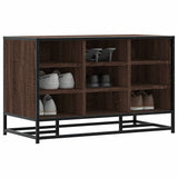 Schoenenbank 84X40X53,5 Cm Bewerkt Hout En Metaal