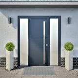 Plantenbakken Driehoek Staal Wit
