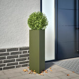 Plantenbakken Driehoek Staal Wit