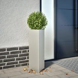 Plantenbakken Driehoek Staal Wit