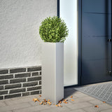 Plantenbakken Driehoek Staal Wit
