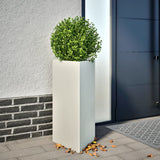Plantenbakken Driehoek Staal Wit