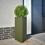 Plantenbakken Driehoek Staal Wit