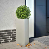 Plantenbakken Driehoek Staal Wit