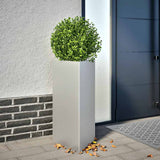 Plantenbakken Driehoek Staal Wit