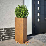 Plantenbakken Driehoek Staal Wit