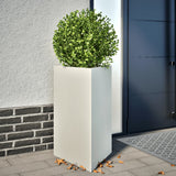 Plantenbakken Driehoek Staal Wit