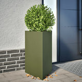 Plantenbakken Driehoek Staal Wit