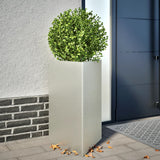 Plantenbakken Driehoek Staal Wit