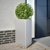 Plantenbakken Driehoek Staal Wit