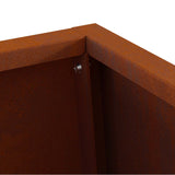 Vuurkorf Bruin 50 X 35 X 100 Cm Cortenstaal