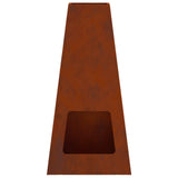 Vuurkorf Bruin 50 X 35 X 100 Cm Cortenstaal