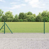 Hexagonale Omheining Met Betonnen Basis 25 X 0,5 M Bosgroen