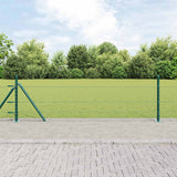 Hexagonale Omheining Met Betonnen Basis 25 X 0,5 M Bosgroen