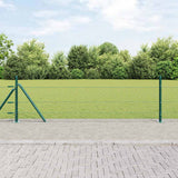 Hexagonale Omheining Met Betonnen Basis 25 X 0,5 M Bosgroen