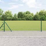 Hexagonale Omheining Met Betonnen Basis 25 X 0,5 M Bosgroen