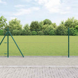 Hexagonale Omheining Met Betonnen Basis 25 X 0,5 M Bosgroen