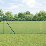 Gelaste Draadhek Grondbevestiging 25 X 0,5 M Pvc-Coated Staal Groen