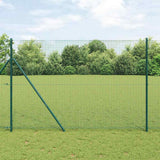 Gelaste Draadhek Grondbevestiging 25 X 0,5 M Pvc-Coated Staal Groen