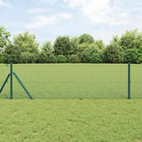Gelaste Draadhek Grondbevestiging 25 X 0,5 M Pvc-Coated Staal Groen