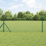 Gelaste Draadhek Grondbevestiging 25 X 0,5 M Pvc-Coated Staal Groen