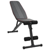 Gewichtbank Zwart 131 X 41 X 110 Cm Gepoedercoat Staal