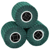 Schuurrollen 3 Pcs Groen 12 X 12 X 10 Cm Synthetische Vezel