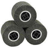 Schuurrollen 3 Pcs Groen 12 X 12 X 10 Cm Synthetische Vezel