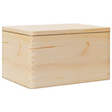 Houten Kist Massief Grenenhout Naturel