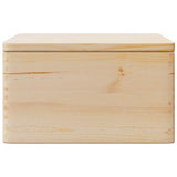 Houten Kist Massief Grenenhout Naturel