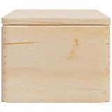 Houten Kist Massief Grenenhout Naturel