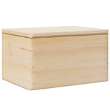 Houten Kist Massief Grenenhout Naturel