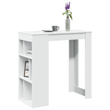 Bartafel Met Plank 102 X 50 X 103,5 Cm Bewerkt Hout