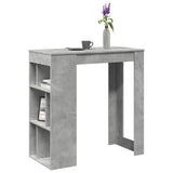 Bartafel Met Plank 102 X 50 X 103,5 Cm Bewerkt Hout