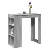 Bartafel Met Plank 102 X 50 X 103,5 Cm Bewerkt Hout