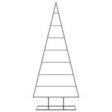 Kerstdecoratie Kerstboom Metaal Zwart