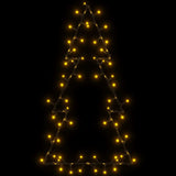 Kerstverlichting Kerstboom Silhouet 80 Leds Warm Wit