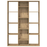 Kamerscherm/Boekenkast 100X24X140 Cm Bewerkt Hout Eikenkleurig