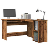 Hoekbureau 120X140X75 Cm Bewerkt Hout Eikenkleurig