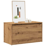 Halbankje 80X40X45 Cm Bewerkt Hout Eikenkleurig