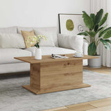 Salontafel 55,5X55,5X40 Cm Bewerkt Hout