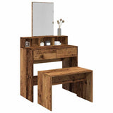 Kaptafelkruk 70X35X45 Cm Bewerkt Hout