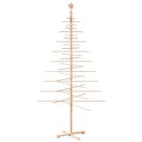 Kerstdecoratie Kerstboom Massief Grenenhout Naturel (Onafgewerkt)